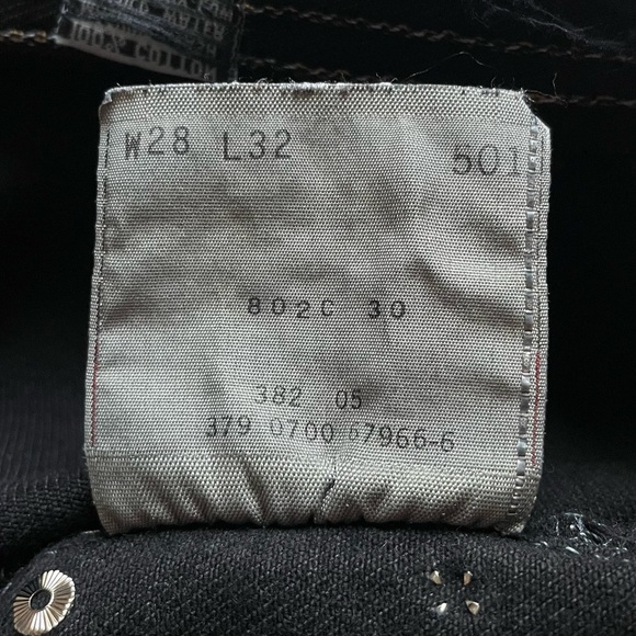 Vintage Y2K Upcycled Levi’s Flare Jeans Low Rise Embellished 28 Festival Bratz - Picture 2 of 14